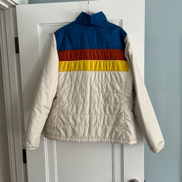 L.L.Bean Women's Mountain Classic Puffer Jacket, Colorblock Size L - Picture 5 of 6